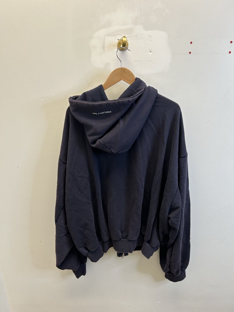 New Project GR Multicolor Brand Logos Black Zip Up sz.2