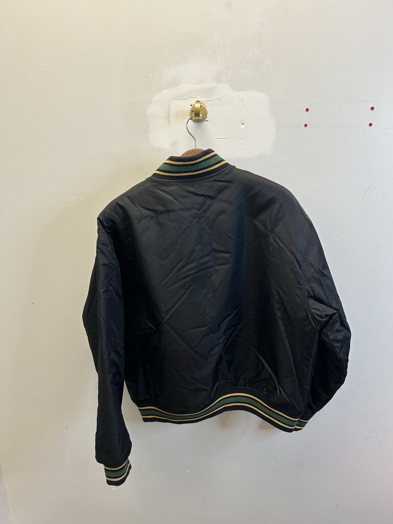 Preowned Supreme Mitchell & Ness Black Green Tiger Camo Bomber sz.M