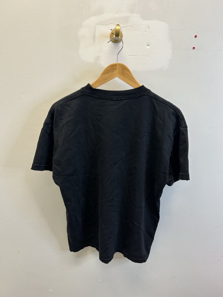 Preowned Balenciaga BB Be Different Black Tee sz.S