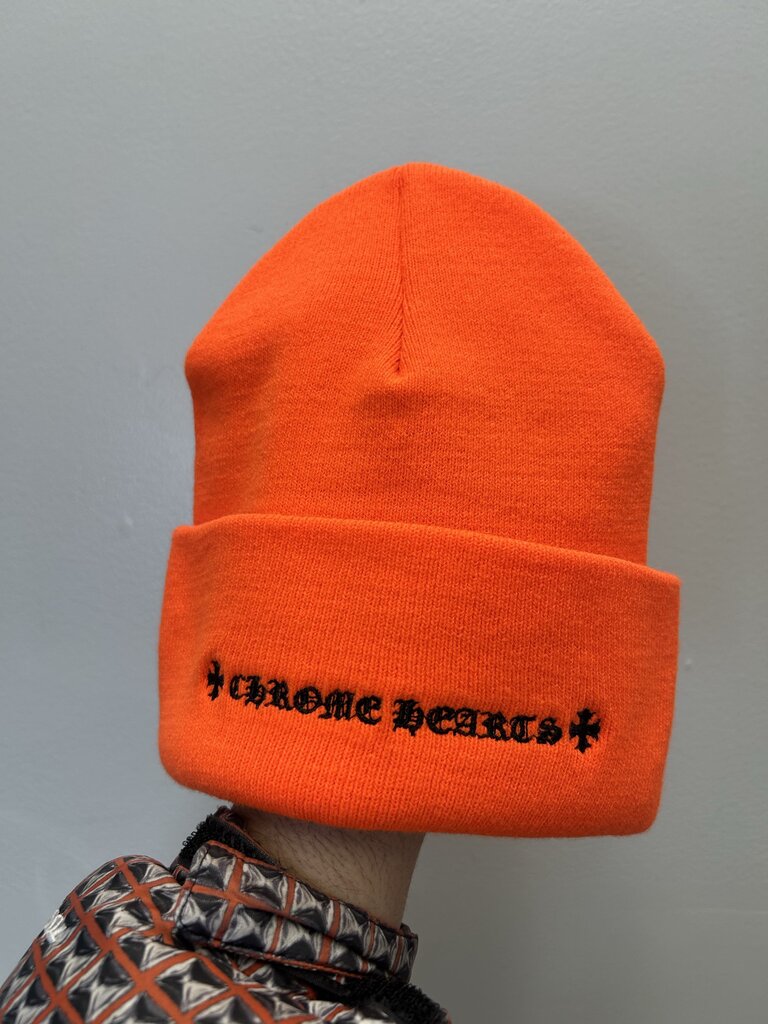 New Chrome Heart Orange CH Beanie