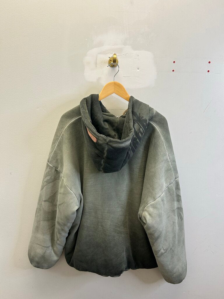 New PDF Channel Olive Fade One Love Reversible Bomber sz.L