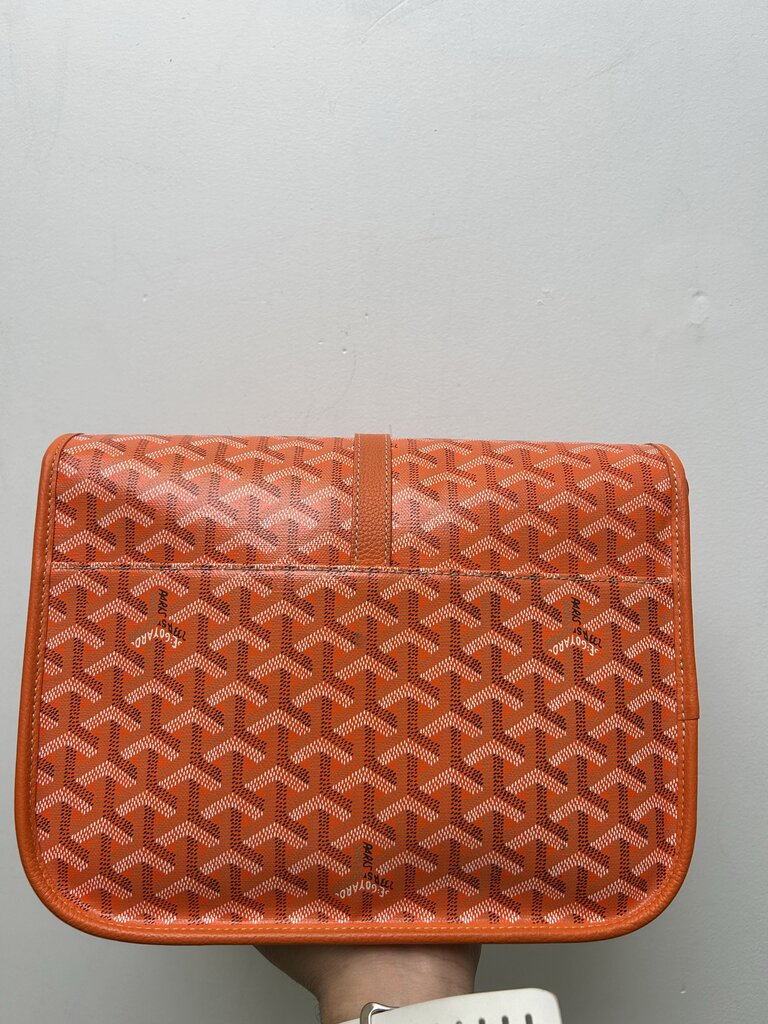 Preowned Orange Goyard Side Bag