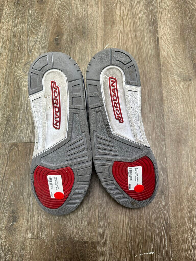 Preonwned Jordan 3 True Blue size 11(no box)