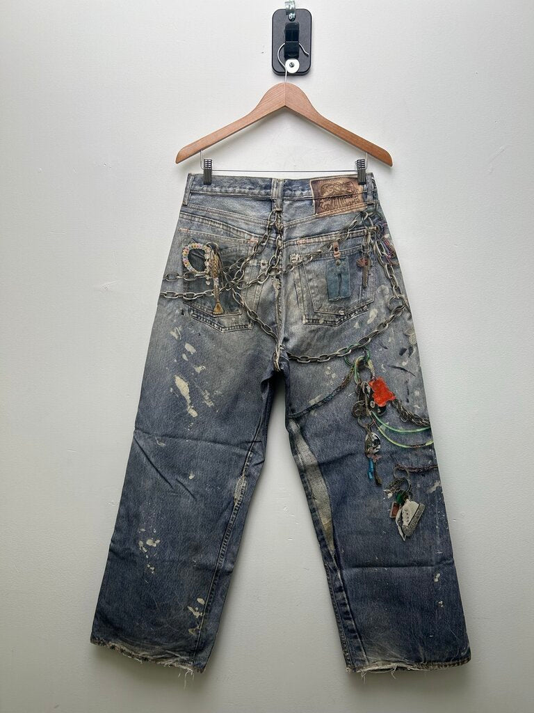 ACNE Chain Lightwash Denim size 48(32)