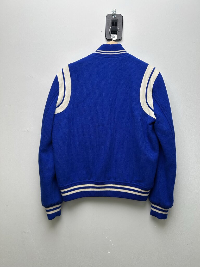 Preoned YSL Teddy Jacket Blue Size 48