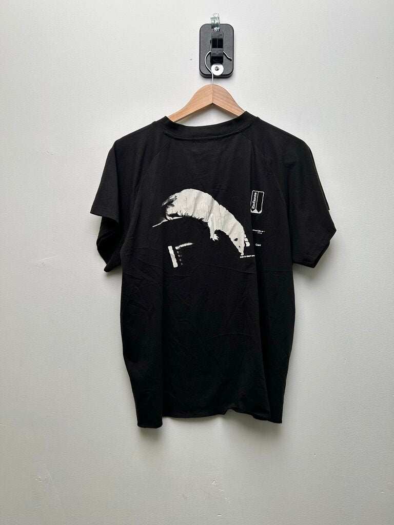 New ERD Rat Logo Black Tee size XL