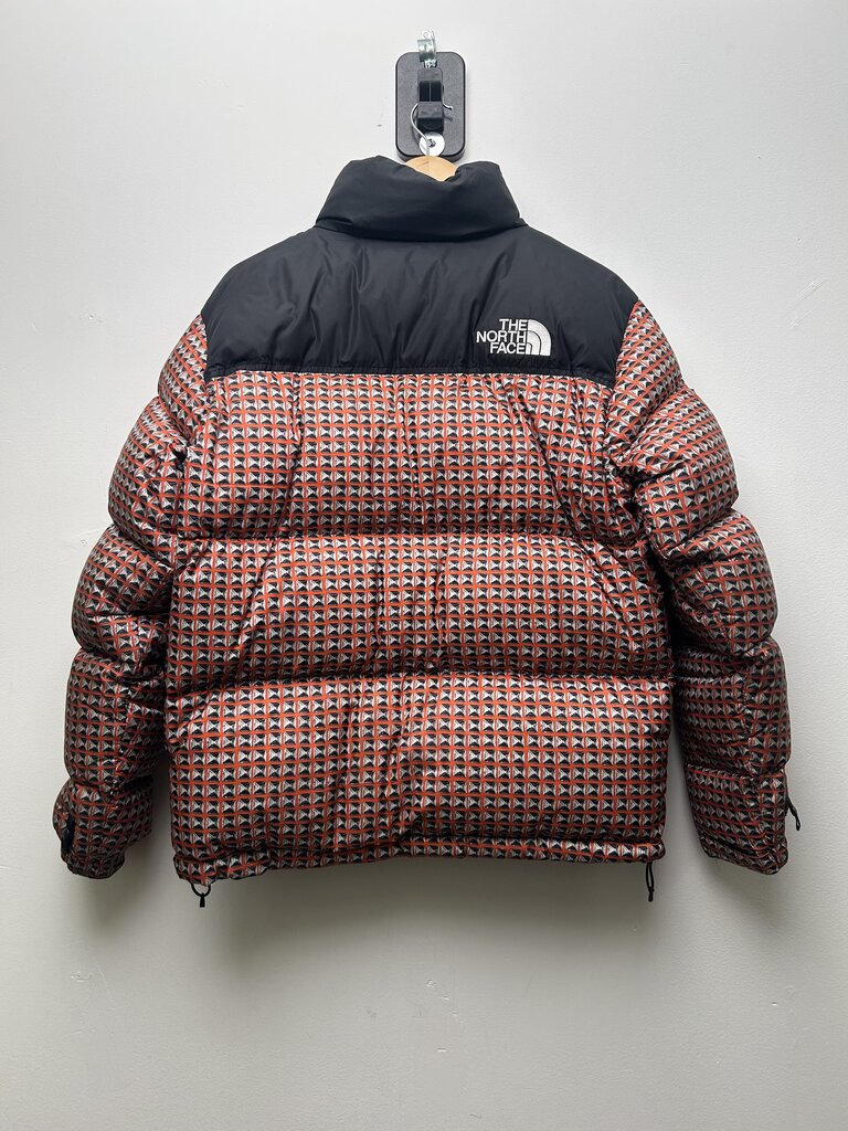 Preowned Supreme TNF Studded Red Puffer sz.M