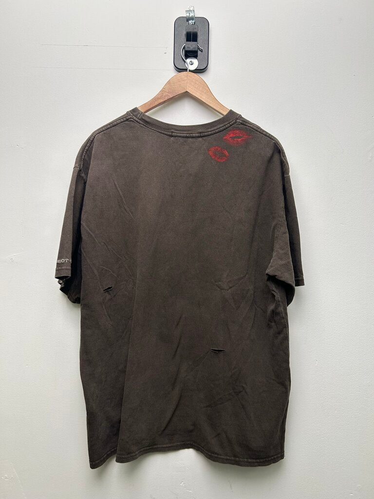 New Project G/R Blow Me Brown Tee size L