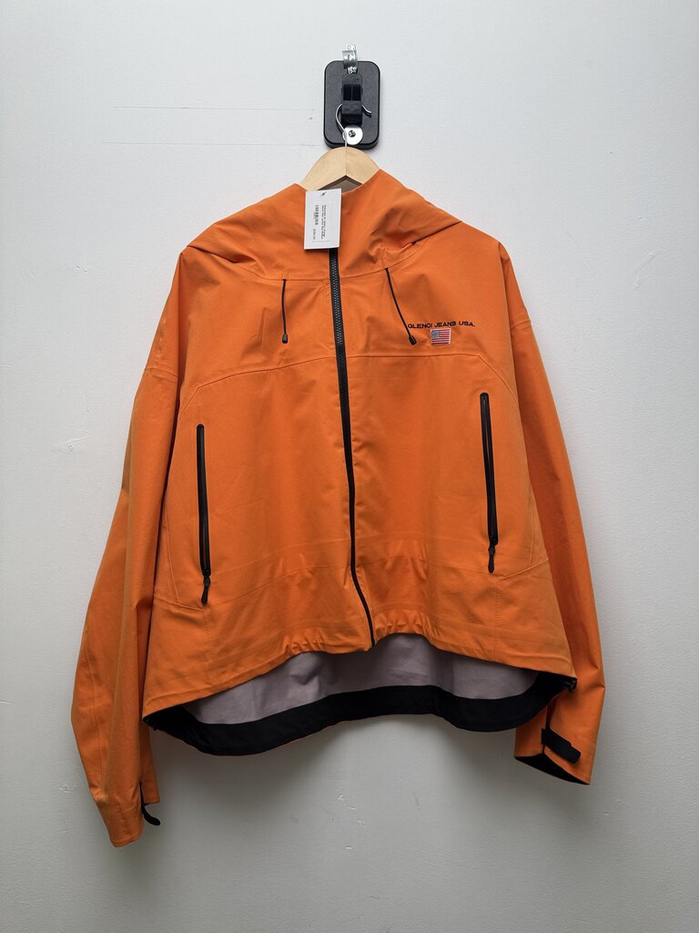 Preowned Gv Gallery Glenci Orange Rain Jacket Sz.Small