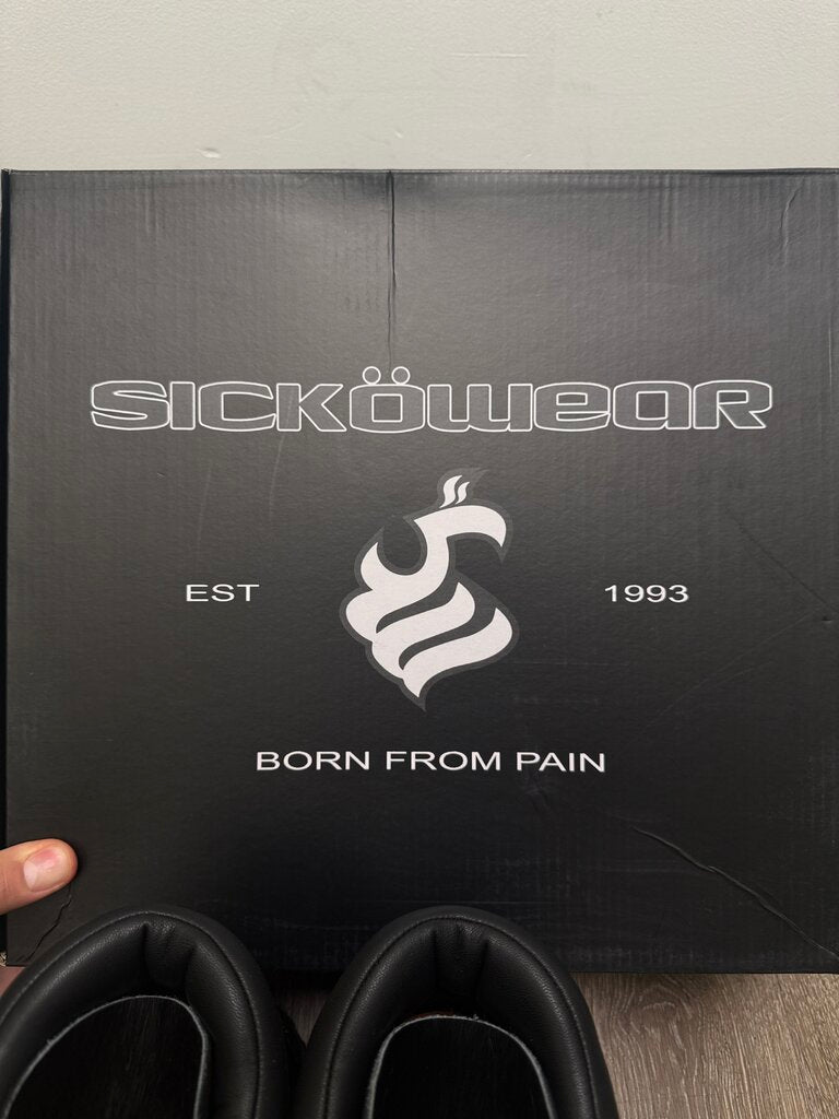 New Sicko Black Mohair Boot Size 44