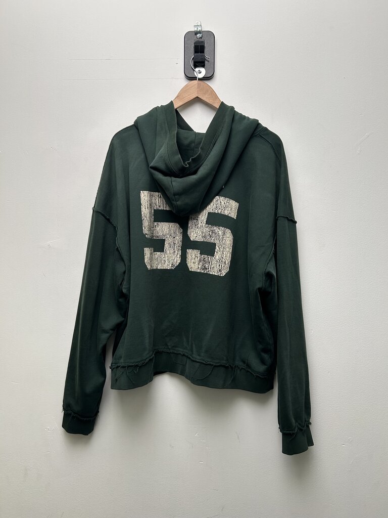 Preowned Gv Gallery 55 Green Hoodie Sz S