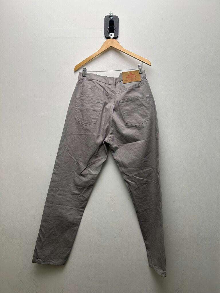 Preowned Prada Grey Carpenter Pants Size 30