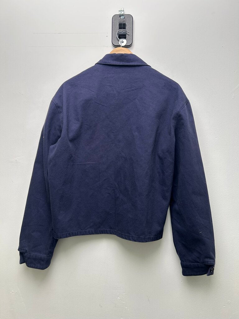 Preowned Prada Navy Work Zip Jacket Size Medium