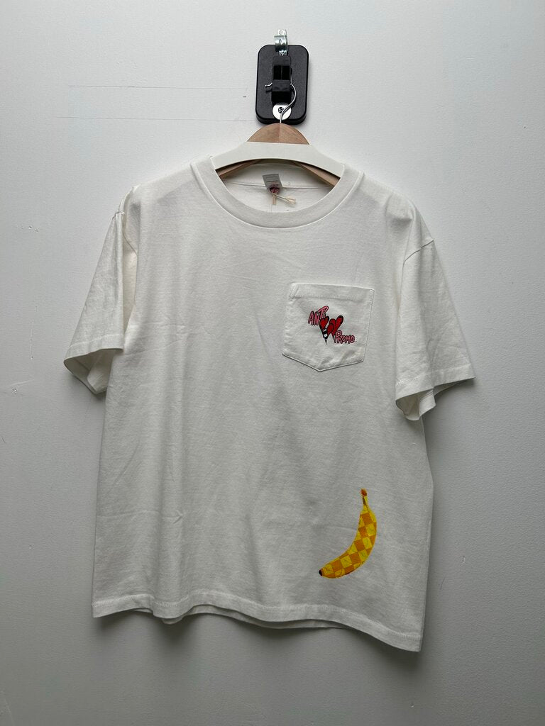New Matty Boy promo White Tee Size Small