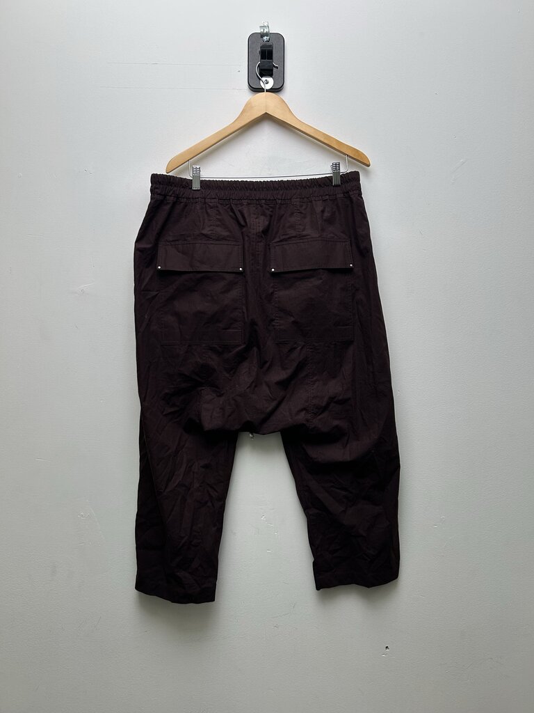 Preowned Rick Owens Oxblood 3/4 Shorts Size 44