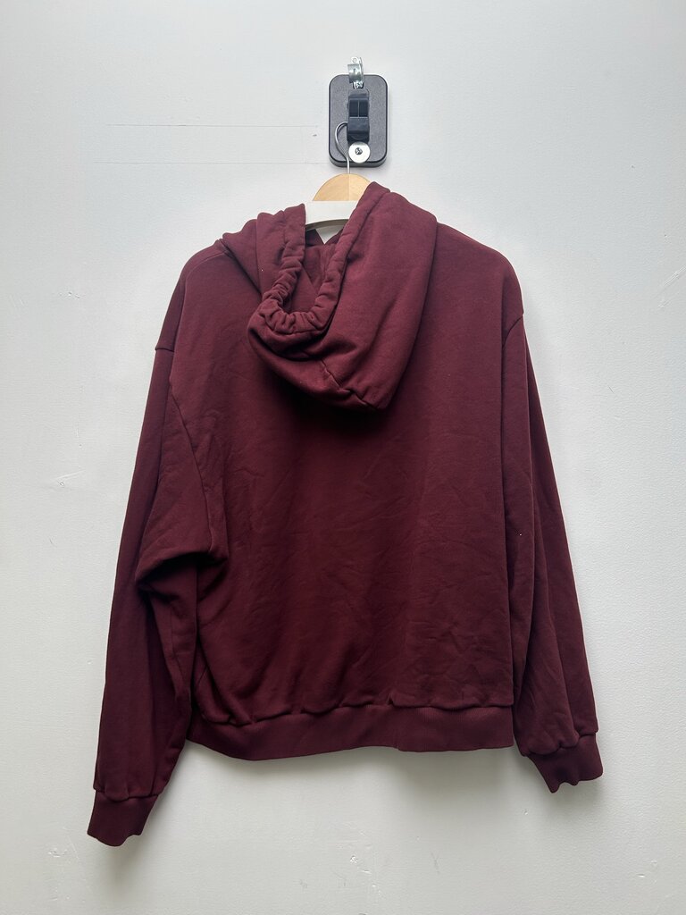 Preowned Celine Maroon yellow Hoodie Size Large