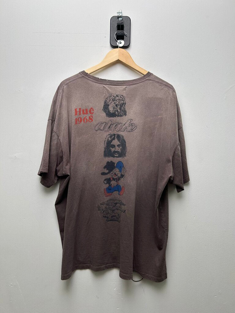 Preowned Paly Grey You Are Not Alone Pocket Tee Size XXL