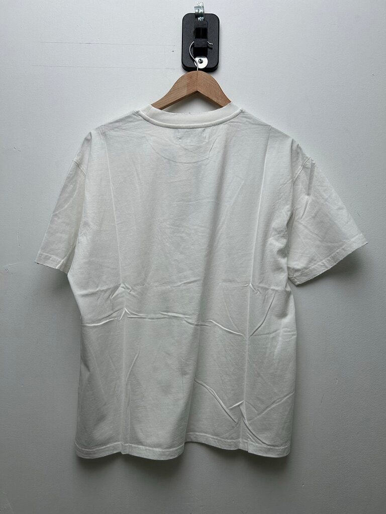 New Boredom Kills White Happy In Real Life Tee Size Large