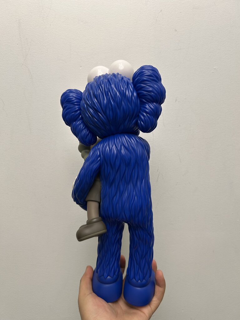 Preowned KAWS Take Blue Carrying Brown Figure ( NO BOX)