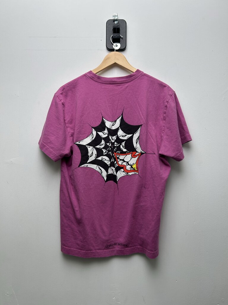 Preowned Chrome Hearts Matty Purple Tee Size Large