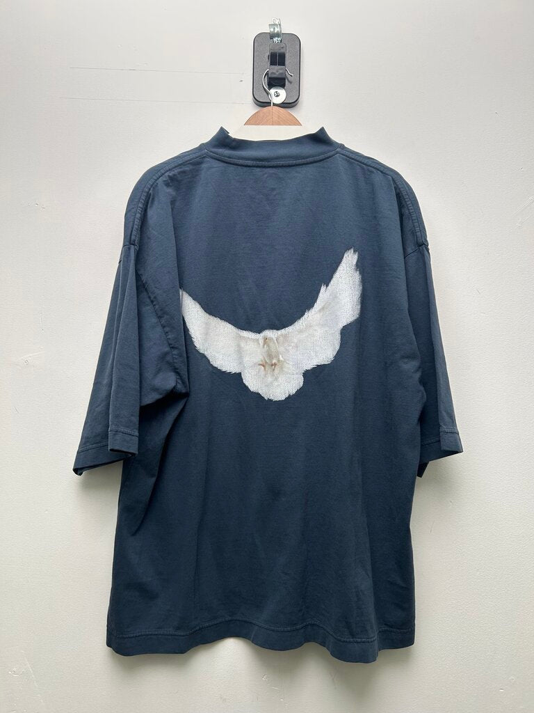New Yeezy Gap Navy Dove Tee Sz.XS (Fits XXL)