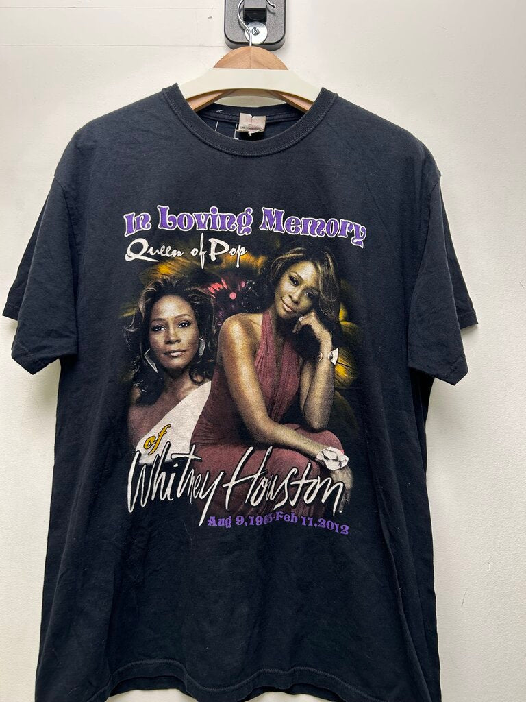 2012 Vintage Whitney Houston Queen of Pop sz.XL