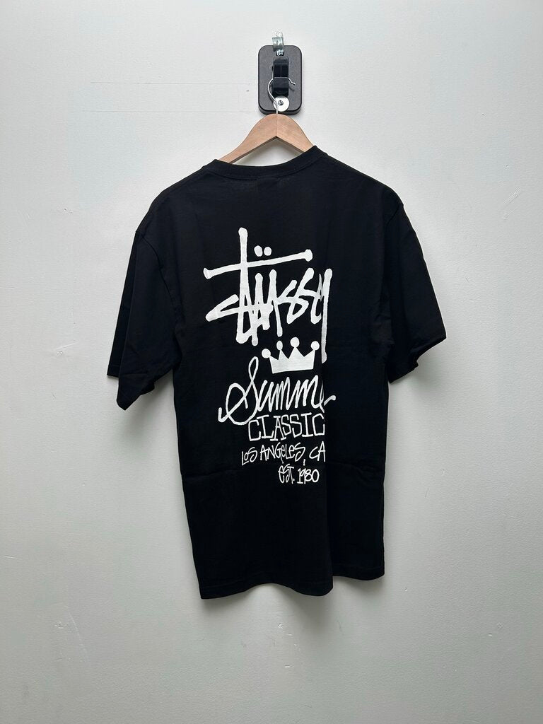 New Stussy Summer Classics Black Tee sz.S