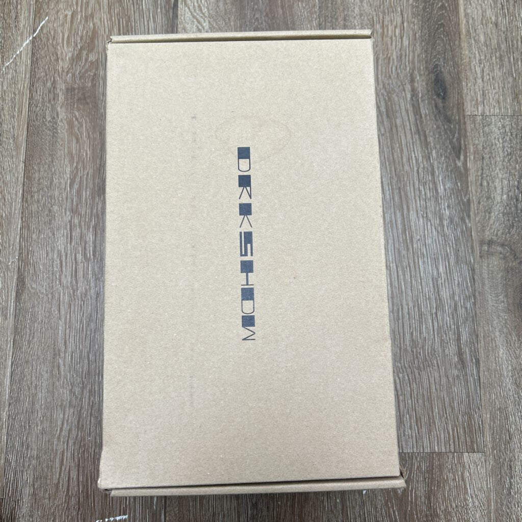 Preowned Rick owens Vans DRKSHDW Black Milk SIze 42
