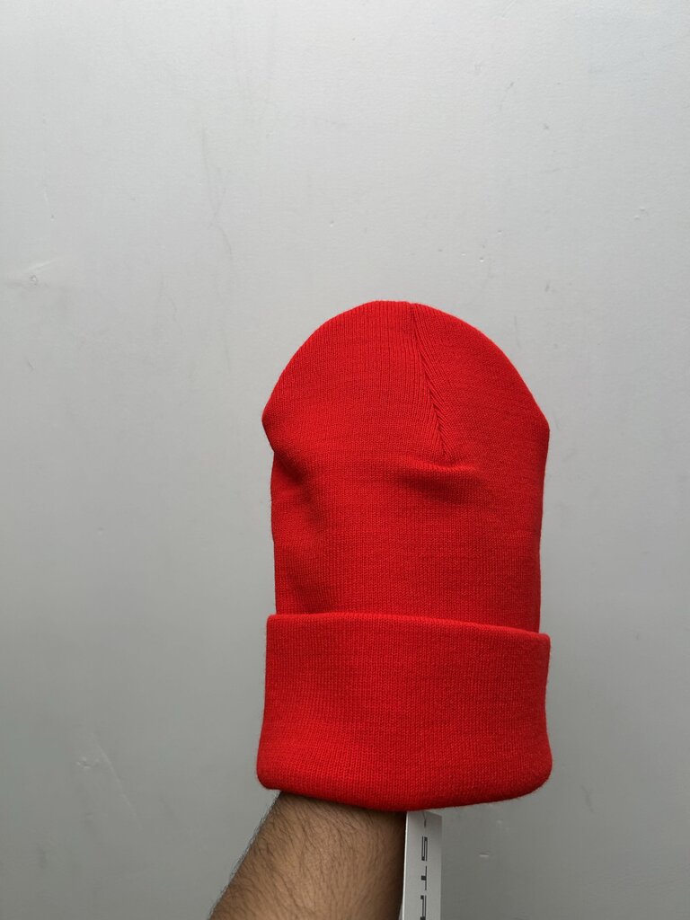 New Chrome Hearts Red Spellout Beanie