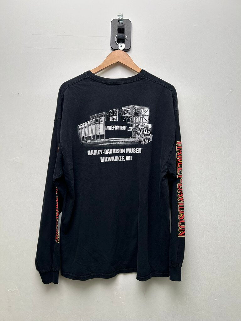 Harley Davidson Museum Long Sleeve Bike Sz XL