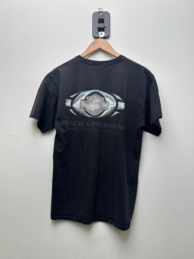 2005 Harley Davidson Eagle Freedom Black Tee Sz M