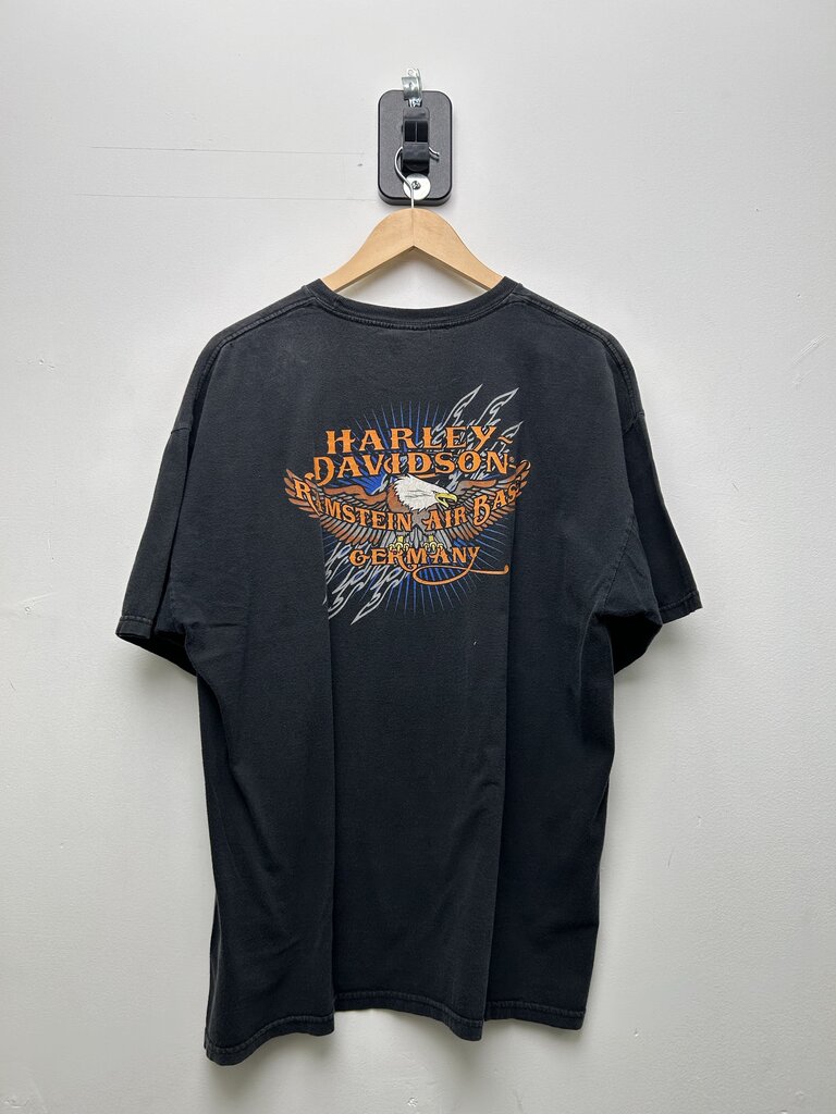 2009 Harley Davidson Morto Eagle Black Tee Sz XL