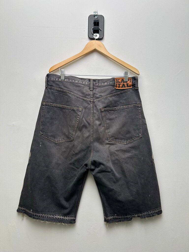 Preowneed Kapital Grey Bone Shorts Size 36