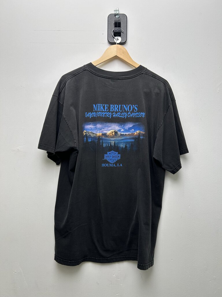 2000 Harley Davidson Genuine Mike Bruno's Black Tee Sz Xl