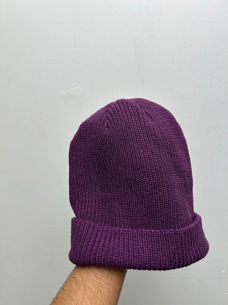 New Stussy Purple White Beanie