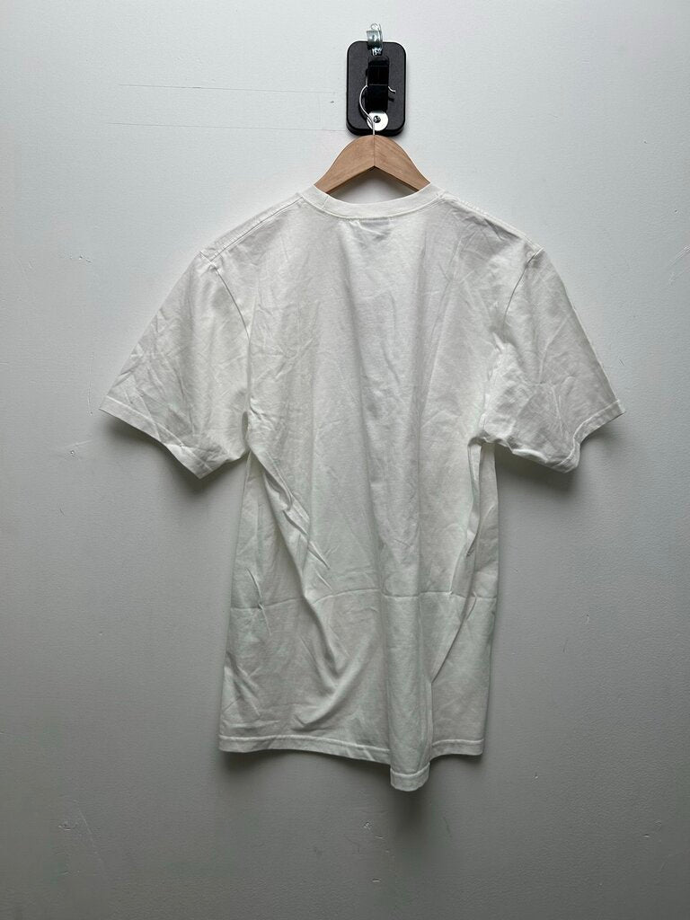 New Stussy Red House of Cards White Tee sz.M