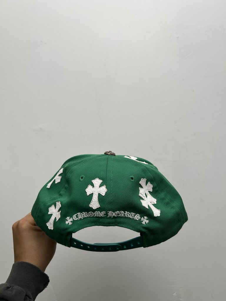 Preowned Chrome Hearts Green Patch hat