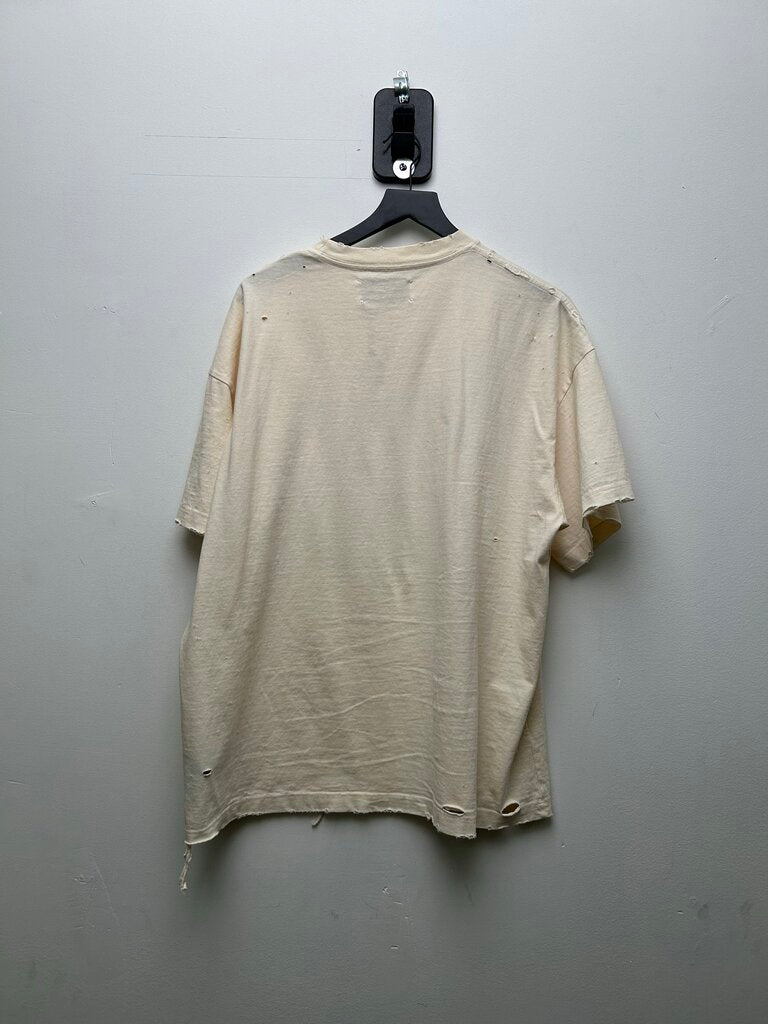 Preowned Satoshi Explicit Content White Tee Size Large