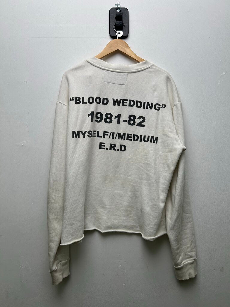 Preowned ERD Robert White Red Crewnneck Size XL