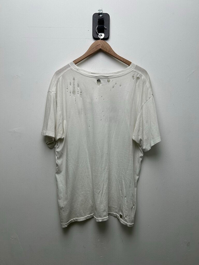 Preowned ERD White Classic Logo Tere Size Large