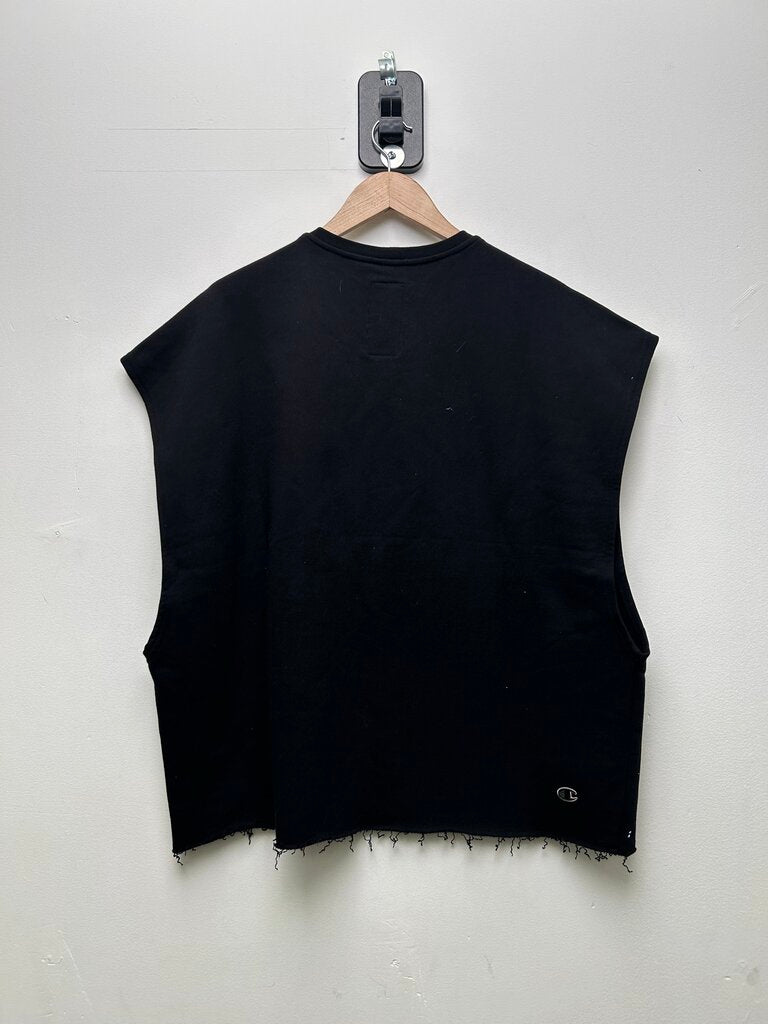 Preowned Rick Owens Champion Cutoff Tee Size XL