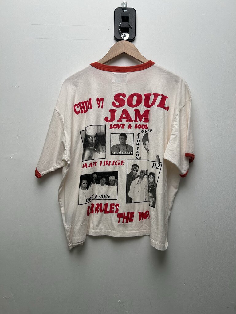 New HMDD R&B Ringer Tee Size XL
