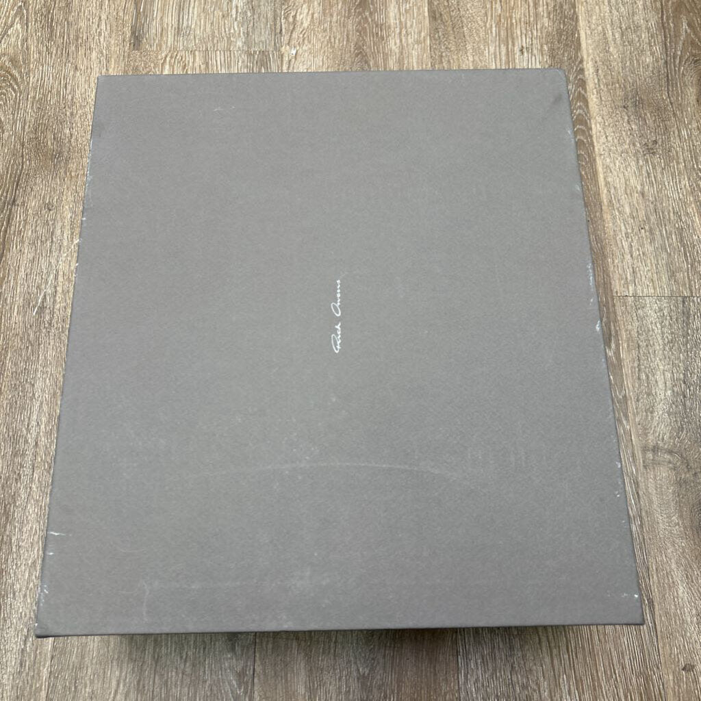 New Rick Owens Geobasket Washed Indigo Size 41.5