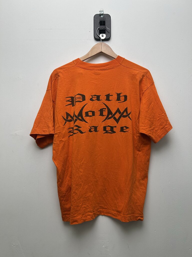 ECW TAZ Red Book Orange Tee Sz Xl