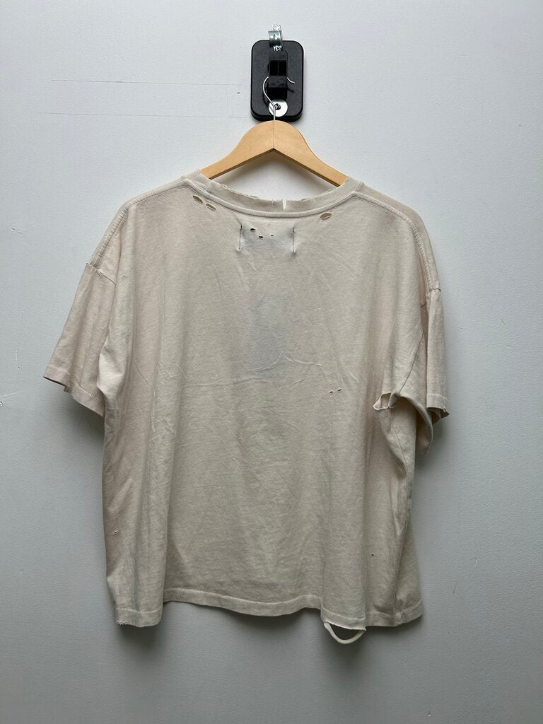 New Paly Hollywood White Tee Size XL