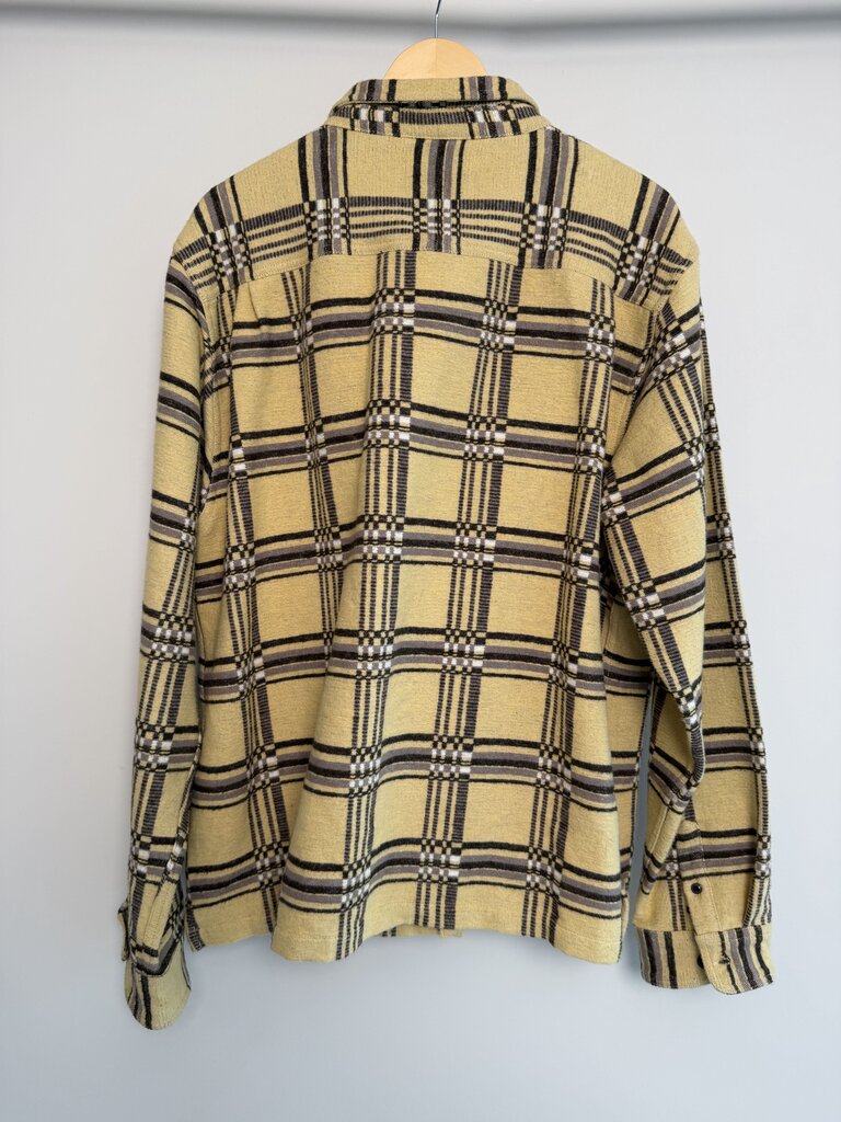 New Stussy Yellow Flannel size XL