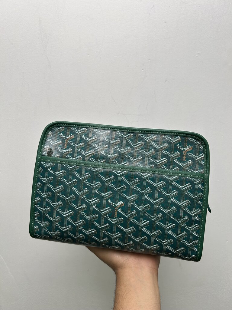 Preowned Goyard Green Jouvence Toiletry PM