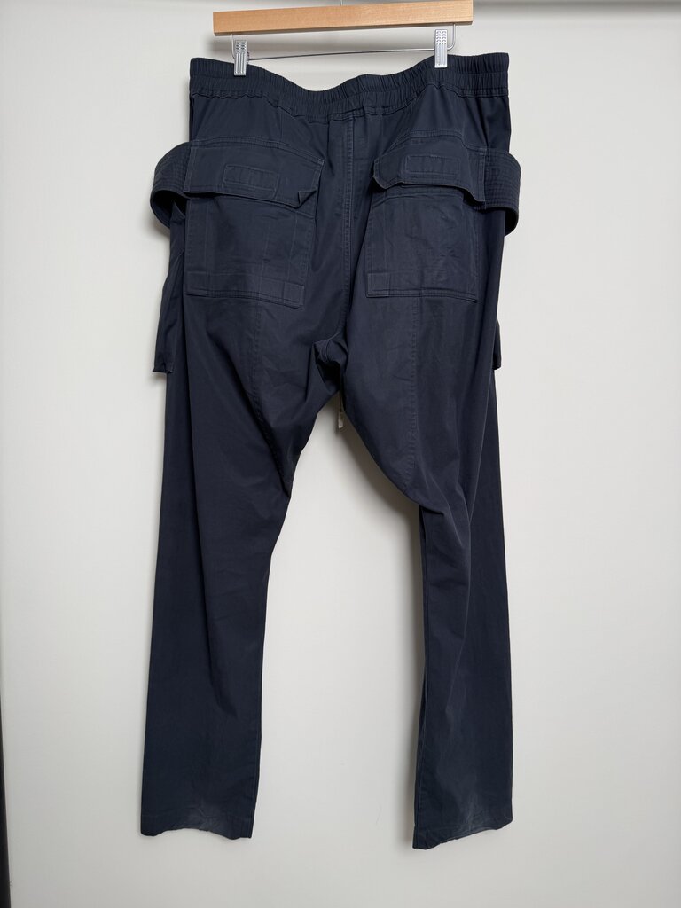 Preowned Rick Owens Creatch Navy Cargo Pants size 3XL