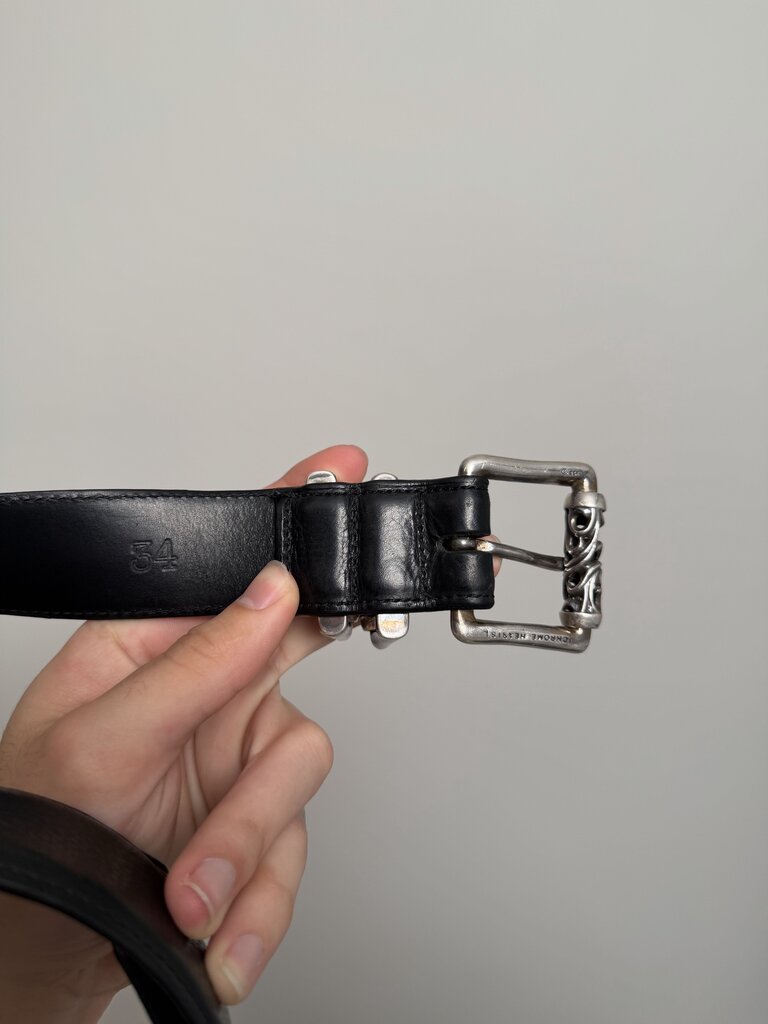 Preowned Chrome Heart Roller Belt size 34