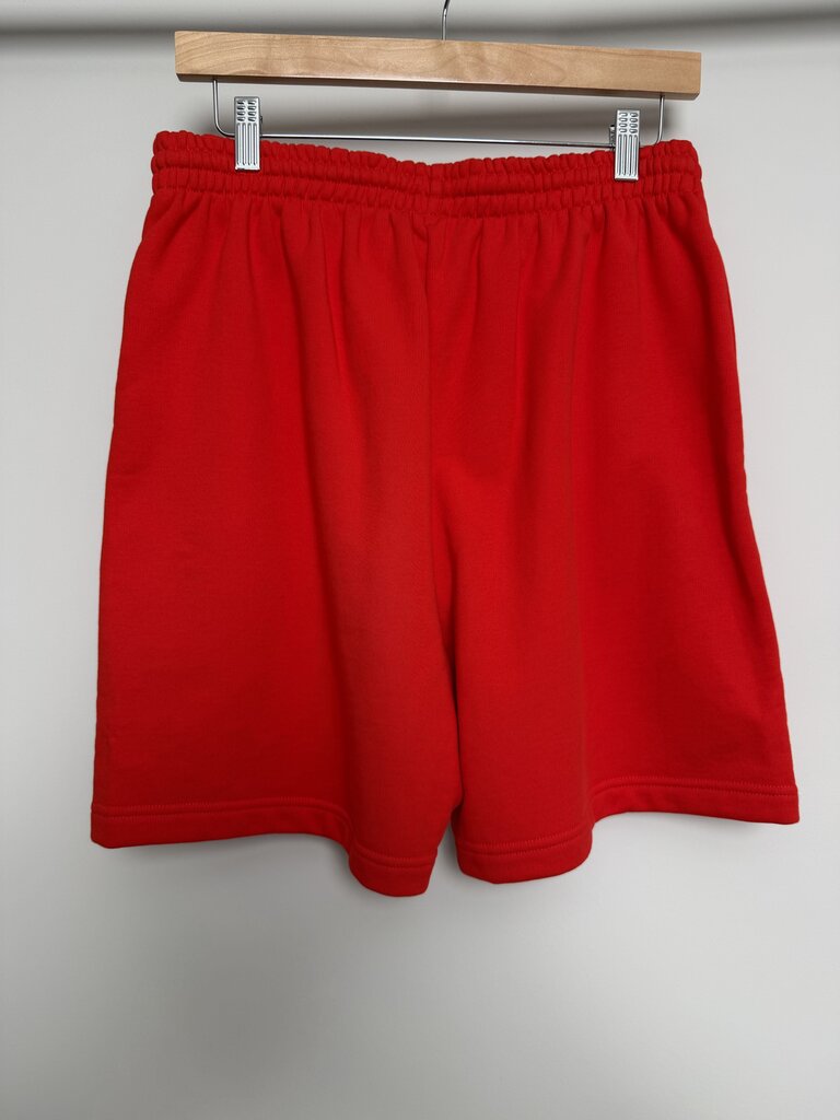 New Balenciaga Red Presidential Sweatshorts size 2XS